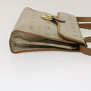 Christian Dior Honeycomb Canvas Hand Bag PVC Leather 2way Beige Auth am2383g-4