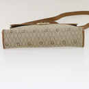 Christian Dior Honeycomb Canvas Hand Bag PVC Leather 2way Beige Auth am2383g-5
