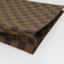 LOUIS VUITTON Damier Ebene Poche Toilette 26 Pouch N47543 LV Auth am2487g-15