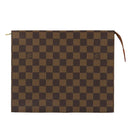LOUIS VUITTON Damier Ebene Poche Toilette 26 Pouch N47543 LV Auth am2487g-13