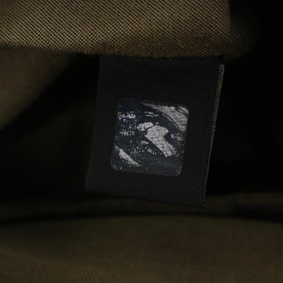 FENDI Zucchino Canvas Shoulder Bag Brown Auth am2491g