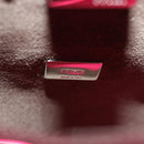 FENDI Micro Peek A Boo Hand Bag Leather 2way Pink Auth am2705gAV-18