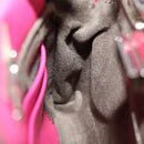 FENDI Micro Peek A Boo Hand Bag Leather 2way Pink Auth am2705gAV-21