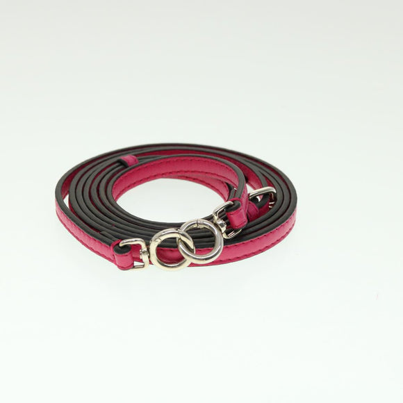 FENDI Micro Peek A Boo Hand Bag Leather 2way Pink Auth am2705gAV