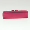 FENDI Micro Peek A Boo Hand Bag Leather 2way Pink Auth am2705gAV-5