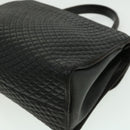 BALLY Hand Bag Leather Black Auth am2821g-16