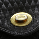 BALLY Hand Bag Leather Black Auth am2821g-8