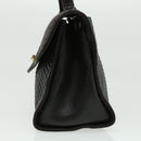 BALLY Hand Bag Leather Black Auth am2821g-4