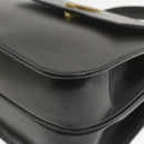 CELINE Hand Bag Leather 2Way Black Auth am376g-11