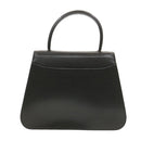 CELINE Hand Bag Leather 2Way Black Auth am376g-3