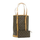 LOUIS VUITTON Monogram Bucket GM Shoulder Bag M42236 LV Auth am591g-1