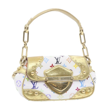 LOUIS VUITTON Monogram Multicolor Marilyn All Hand Bag White M40206 Auth am819gAV