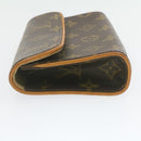 LOUIS VUITTON Monogram Pochette Florentine Waist Bag M51855 LV Auth am975g-4