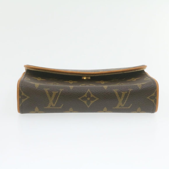 LOUIS VUITTON Monogram Pochette Florentine Waist Bag M51855 LV Auth am975g