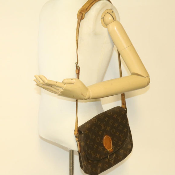 LOUIS VUITTON Monogram Saint Cloud GM Shoulder Bag M51242 LV Auth am978g