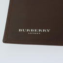 BURBERRY Nova Check Agenda Day Planner Cover Nylon Canvas Beige Auth hk1000-17