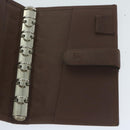 BURBERRY Nova Check Agenda Day Planner Cover Nylon Canvas Beige Auth hk1000-19