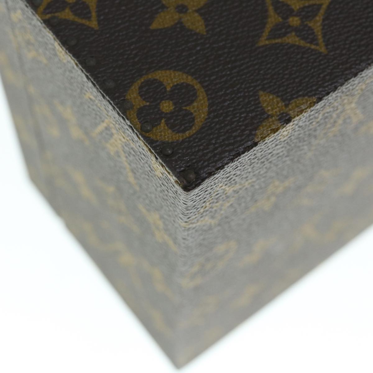 LOUIS VUITTON Monogram Boite A Tour Jewelry Box M47236 LV Auth hk1040