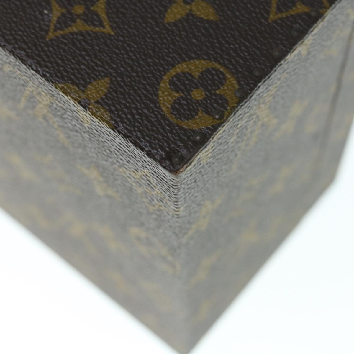 LOUIS VUITTON Monogram Boite A Tour Jewelry Box M47236 LV Auth hk1040