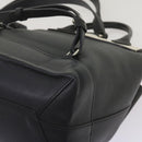 LOUIS VUITTON Lock Me Backpack Calf leather Black White M54108 LV Auth hk1059-12