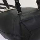 LOUIS VUITTON Lock Me Backpack Calf leather Black White M54108 LV Auth hk1059-13