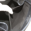 LOUIS VUITTON Lock Me Backpack Calf leather Black White M54108 LV Auth hk1059-20