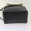 LOUIS VUITTON Lock Me Backpack Calf leather Black White M54108 LV Auth hk1059-9