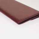 LOUIS VUITTON Epi Portefeuille Emily Long Wallet Fuchsia M60851 LV Auth hk1064-16