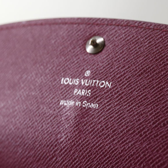 LOUIS VUITTON Epi Portefeuille Emily Long Wallet Fuchsia M60851 LV Auth hk1064