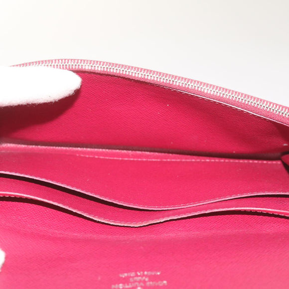 LOUIS VUITTON Epi Portefeuille Emily Long Wallet Fuchsia M60851 LV Auth hk1064