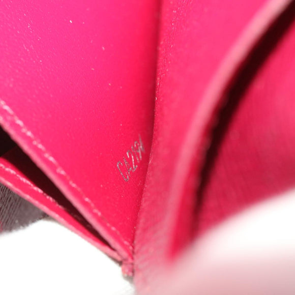 LOUIS VUITTON Epi Portefeuille Emily Long Wallet Fuchsia M60851 LV Auth hk1064