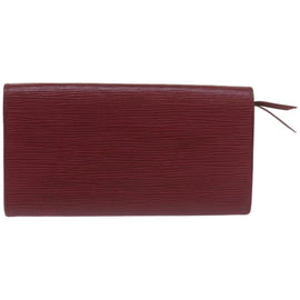 LOUIS VUITTON Epi Portefeuille Emily Long Wallet Fuchsia M60851 LV Auth hk1064 - 0