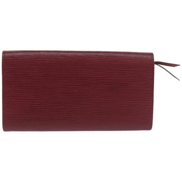 LOUIS VUITTON Epi Portefeuille Emily Long Wallet Fuchsia M60851 LV Auth hk1064 - 0