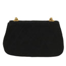 CHANEL Chain Gripoix Shoulder Bag Suede Black CC Auth hk1073-3
