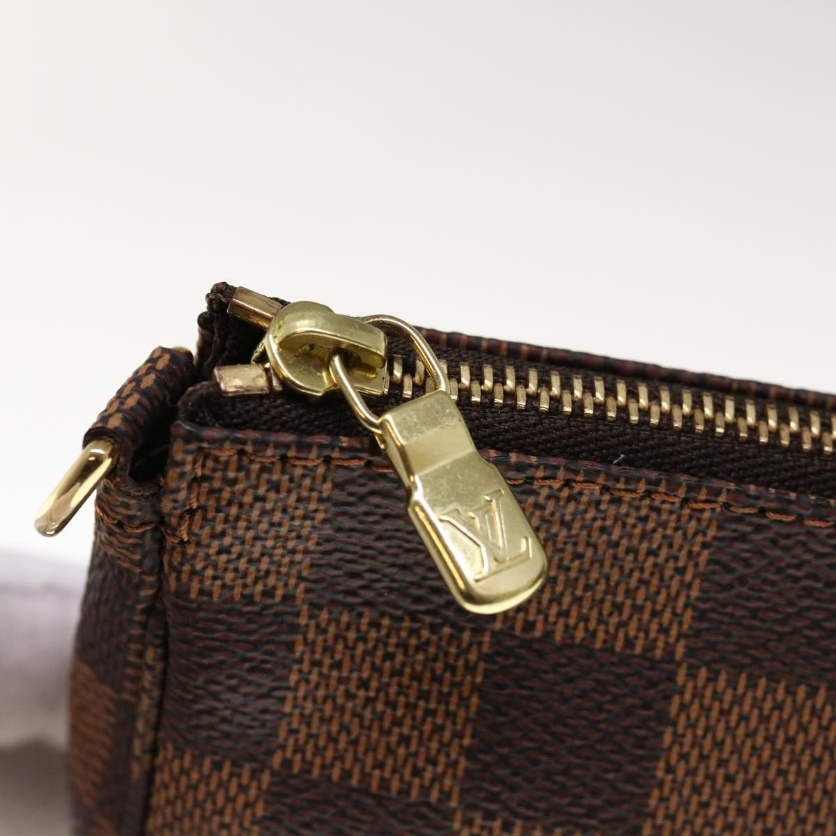 LOUIS VUITTON Damier Ebene Marais Shoulder Bag N42240 LV Auth hk1079