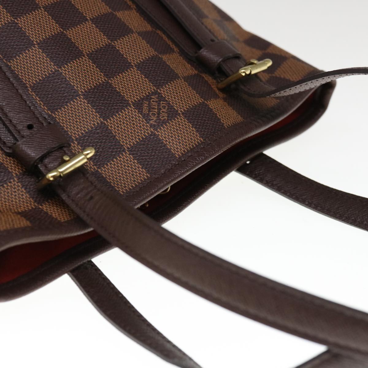 LOUIS VUITTON Damier Ebene Marais Shoulder Bag N42240 LV Auth hk1079