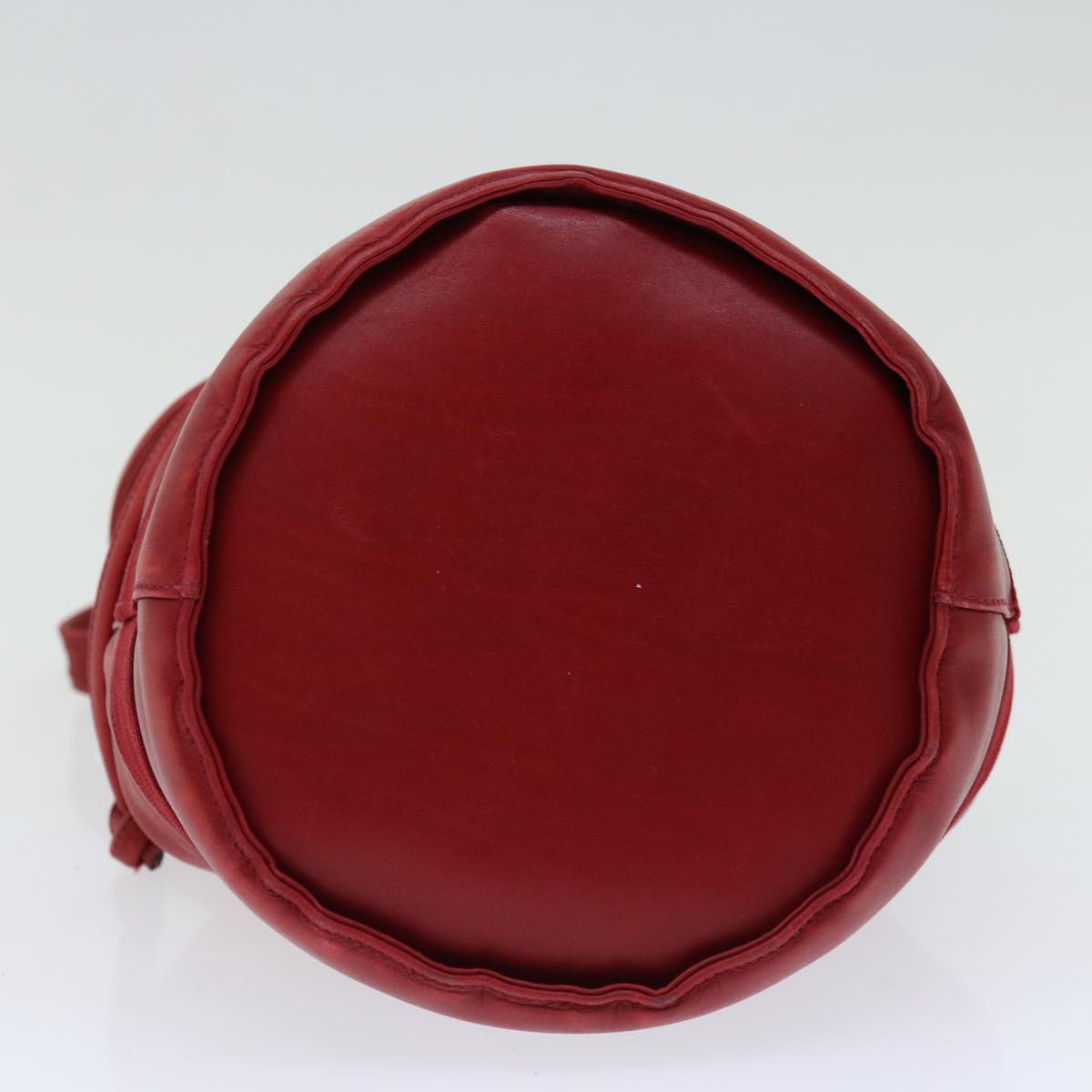 Salvatore Ferragamo Shoulder Bag Leather Red Auth hk1086