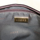 LOEWE Hand Bag Leather Beige Auth hk1095-20