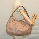 GUCCI Guccissima GG Canvas Shoulder Bag Beige 232955 Auth hk1103-21