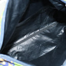 Gianni Versace Shoulder Bag Canvas Navy Auth hk1114-11