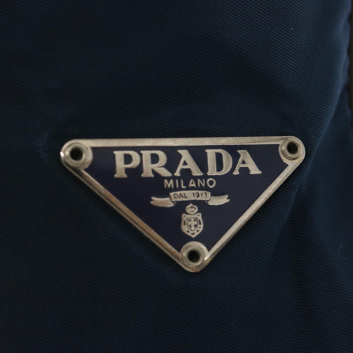 PRADA Shoulder Bag Nylon Navy Auth hk1116