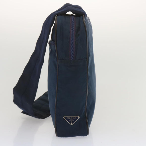 PRADA Umhängetasche Nylon Marineblau Original hk1116