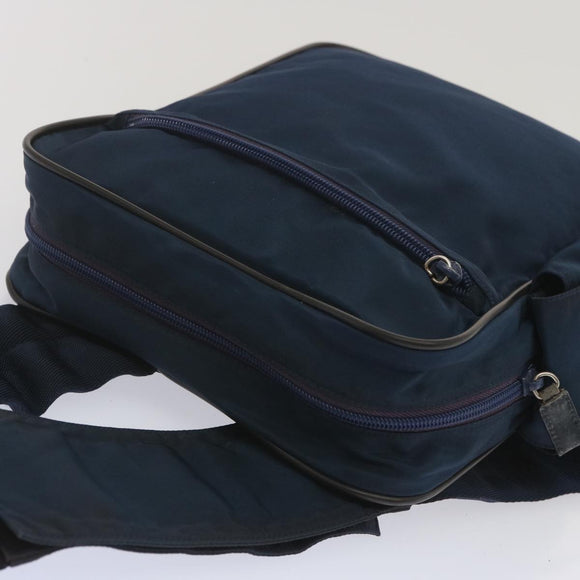 PRADA Umhängetasche Nylon Marineblau Original hk1116