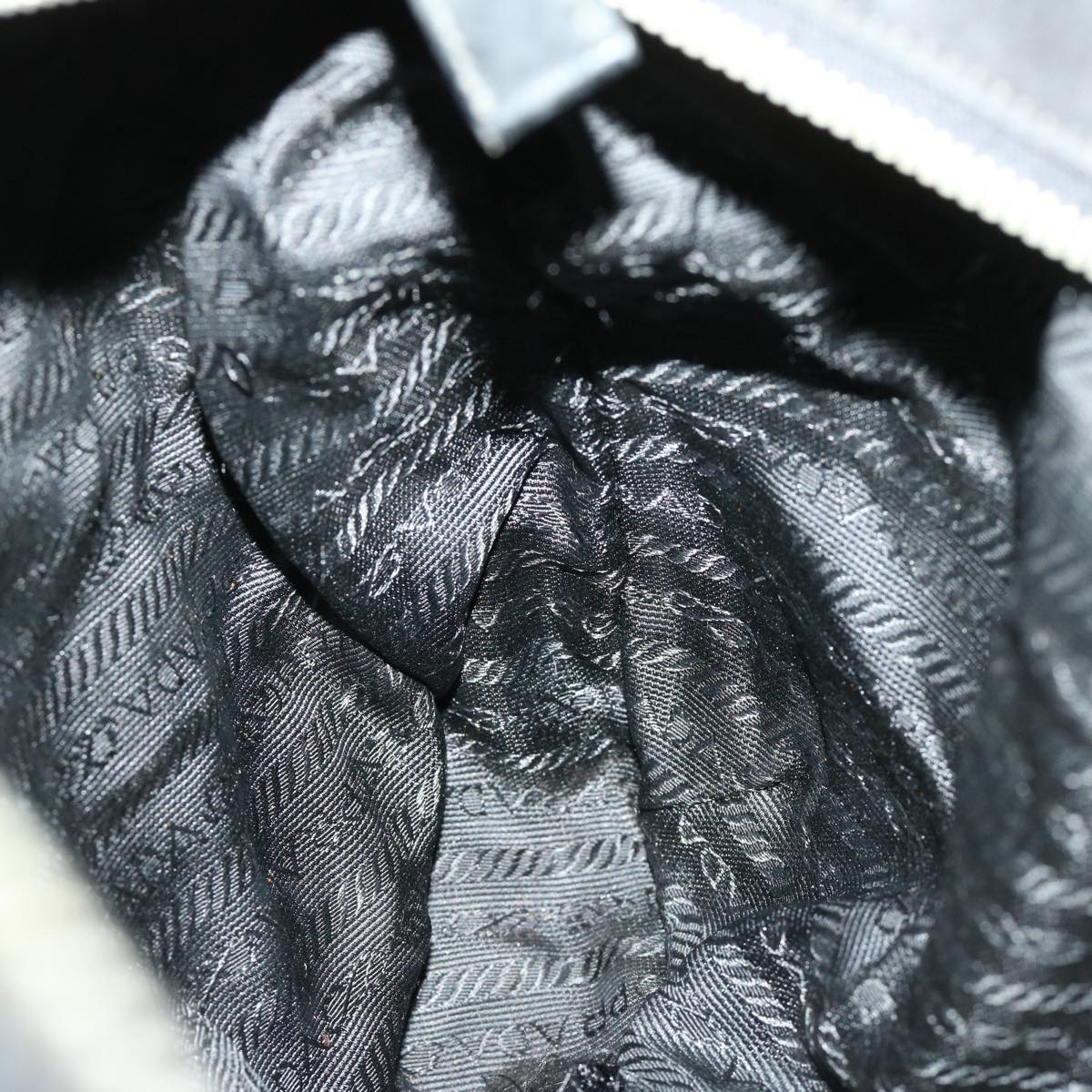 PRADA Tote Bag Nylon Black Auth hk1117