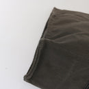 HERMES Her Line MM Tote Bag Canvas Gray Auth hk1144-14