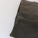 HERMES Her Line MM Tote Bag Canvas Gray Auth hk1144-16