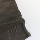 HERMES Her Line MM Tote Bag Canvas Gray Auth hk1144-9