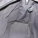 HERMES Her Line MM Tote Bag Canvas Gray Auth hk1144-18