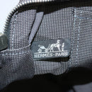 HERMES Her Line MM Tote Bag Canvas Gray Auth hk1144-19