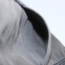 HERMES Her Line MM Tote Bag Canvas Gray Auth hk1144-21